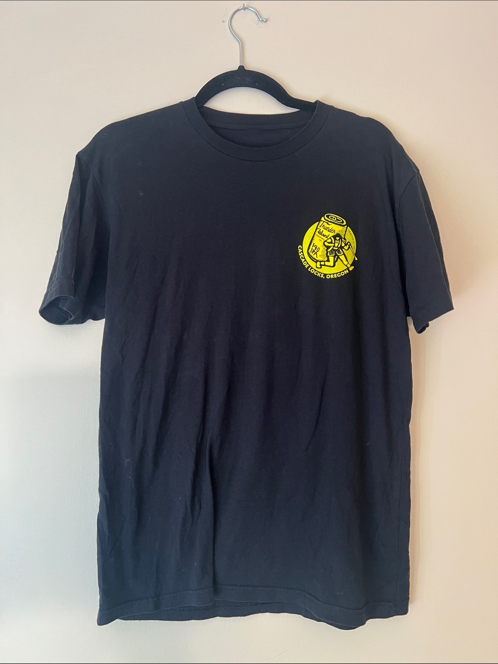 Black Graphic Pocket-Logo T-Shirt - Unbranded